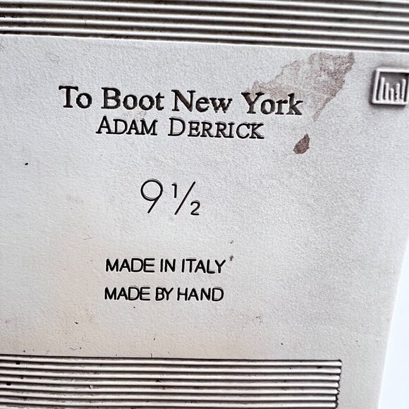 To Boot New York Adam Derrick Men Size 9.5 Brown Neutral Suede Lace Up Shoes - Picture 12 of 16